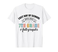Autographe du dernier jour d'école 2025 pour la fête de remise de diplôme de 7e année T-Shirt