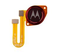 AUTOGSM Lecteur Empreinte Premium Compatible avec Motorola Moto E7i Power Rouge Corail