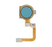 AUTOGSM Lecteur Empreinte Premium Compatible avec Realme C25Y/C21-Y Bleu Hache