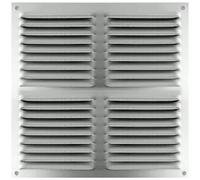 AUTOGYRE Grille de ventilation persienne - Aluminium anodisé - 300 x 300 mm