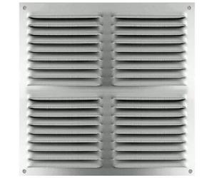 AUTOGYRE Grille de ventilation persienne - Aluminium anodisé - 300 x 300 mm