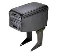 Autohobby 42007 Accoudoir central universel Console centrale Porte-gobelet En cuir synthétique Noir