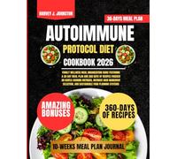 Autoimmune protocol Diet Cookbook 2026: Family wellness meal organization guide featuring a 30-day meal plan and 360 days of recipes focused on gentle ... and sustainable food planning systems