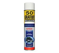 Autolac Peinture Bombe Aérosol Spray de Peinture Toutes Surfaces - Blanc - Brillant - 600 ml - Ref. 973100