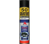 Autolac Peinture Bombe Aérosol Spray de Peinture Toutes Surfaces - Noir - Mat - 600 ml - Ref. 973103