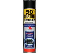 Autolac Peinture Bombe Aérosol Spray de Peinture Toutes Surfaces - Noir - Satiné - 600 ml - Ref. 973113
