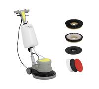 Ulsonix Monobrosse Professionnelle 1 100 W, 154 tr/min, Brosse de 43,2 cm / 17 pouces, Réservoir eau : 12, 4 L Autolaveuse Machine Entretien du sol