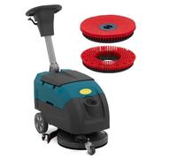 Autolaveuse auto laveuse machine entretien sol professionnelle sans fil 40 cm 2 200 m²/h à guidage manuel acier 14_0008249