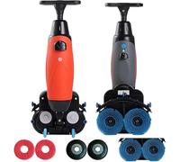 Autolaveuse électrique sans fil, compacte et portable, largeur de nettoyage de 43 cm, autonomie de 90 à 120 min, idéale pour la maison, le bureau, la salle de bain, les petits commerces et l