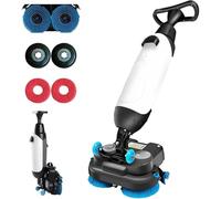 Autolaveuse professionnelle robuste, machine de nettoyage de moquettes compacte de 430 mm, capacité de couverture de 1200 m²/h pour carrelage et parquets.