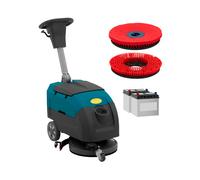 ulsonix Autolaveuse sans fil 40 cm 2 200 m²/h 160 tr/min - Monobrosse Laveuse sol Machine de nettoyage Lessiveuse sol