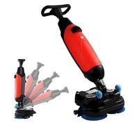 Autolaveuse-sécheuse industrielle et commerciale sans fil : compacte, autoportée, nettoyage en profondeur à 240 tr/min, direction à 360°, batterie au lithium rechargeable, pour ateliers et g