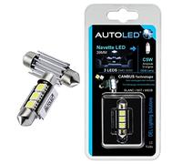 AUTOLED 8 Ampoule Navette 39MM Canbus 3 LEDs SMD 5050 Blanc
