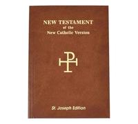 Autom New Testament Bible - Petite version NAB Version Gilet Pocket Edition Housse souple Marron 13,34 cm