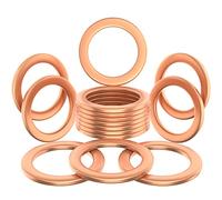 Automajor Lot de 15 joints de vidange d'huile différentielle avant et arrière - 24 mm de rechange pour Toyota/Lexus - 90430-24003 90430-24017 4Runner Land Cruiser Sequoia Tacoma Tundra 1995-2022