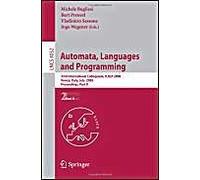 Automata, Languages And Programming: 33rd International Colloquium, Icalp 2006, Venice, Italy, July 10-14, 2006, Proceedings, Part Ii (Lecture Notes In ... Computer Science And General Issues)