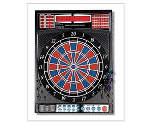 Automate à fléchettes Premium Silver - Karella - 807501 - 41 jeux - 218 variantes - 12 fléchettes souples