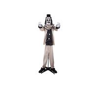 automate clown maléfique animé son lumière 160cm - ptitclown 22237 Noir