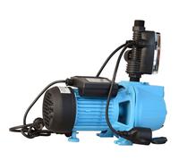 Automate d'eau domestique JET 100S avec pressostat électronique CSK 5 - pompe à eau (3600l/h, 1100W, hauteur de refoulement 50m) -de pompe - protection contre la marche à sec