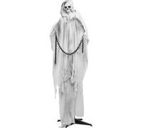 automate fantôme enchaîné animé son lumière 190cm - boland 73100 Blanc G