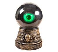 Automate Halloween - PTIT CLOWN - Boule de Cristal Oeil - Sonore, Lumineuse, Animée - 20 cm