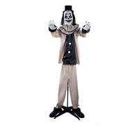 automate clown maléfique animé son lumière 160cm - ptitclown 22237 Noir