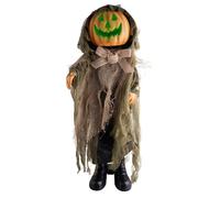 AUTOMATE POUPÉE CITROUILLE ANIMÉ SON LUMIÈRE 90CM Beige Ivoire Crème Écru Naturel Taupe