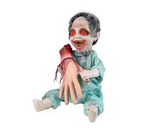 Automate Zombie maniaque avec main arraché - PTIT CLOWN- Déco Halloween Animé, Sonore, Lumineux - Animatronique -Animatronics -30