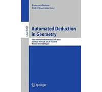 Automated Deduction In Geometry