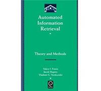 Automated Information Retrieval by Vladimir G. Voiskunskii Hardcover Book Jacob Shapiro, V. Frants, Vladimir G. Voiskunskii (Auteur)