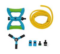 Automatic 360 Degree Rotating Lawn Sprinkler for Garden Irrigation, Excellent Quality and Plastic Material, Hydraulic Drive, 6 8m Spraying Diameter, Fun for Mini, Durably Perfor