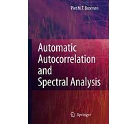 Automatic Autocorrelation And Spectral Analysis – Springer Verlag