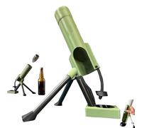 automatic beerbottle opener mortar,51mm mortar beer bottleopener,for 300ml/12oz Beer & Soda Bottles,Funny Hands-Free Bottle OpenerTool for Home Bar,Party(A)
