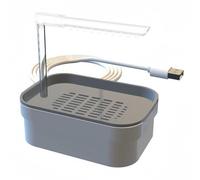 Automatic Bird Bath Fountain - Plug in Splash Resistant Parrot Bathing Device, Electric Aviary Water Fountain, Heavy Duty Outdoor Pet Bath | Cleaning Circulating Water System Garden Patio Yard
