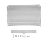 Automatic Bird Cage Feeder | Clear Acrylic Small Animal Feeder for Rutin Chickens/Parrots/Budgies | Adjustable Food Flow Control | Large Capacity Pet Feeding Supplies (Medium 31.5x15.75in)