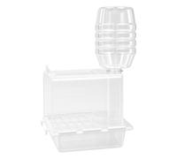 Automatic Bird Feeder | Clear Finches Bird Food Container | Conure Feeding Container For Pet Parents Animal Lovers Trainers Shelters Zoo Aviaries Living Room Bedroom Study Home