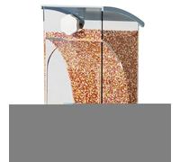 Automatic Bird Feeder for Cage, No Seed Dispenser to Conure, Cockatiel, Parakeet, Finch, Canary, & Small Parrots, Aviary Decor and Treat Holder Accessory 7.09x3.35x4.33 inches