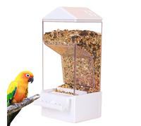 Automatic Bird Feeder, No- Food Dispenser, Anti-Spill, Easy to Refill & Cage-Mountable, Large-Capacity Smart Dispenser Perfect for Parakeets, Cockatiels, Finches & Small Birds