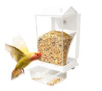 Automatic Bird Feeder - Secure Hook Removable Spill Proof Container for Outdoor Birds | Easy to Clean Feeder for Hummingbirds, Garden, Lawn, Backyard, Home, Family, Friends, Bird Watching Enthusiasts