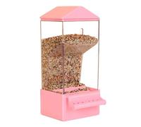 Automatic Bird Feeder | Smart Clear Parakeet Feeder Distributeur | Large Capacity Anti-Spill Food Container | Cage Accessory For Cockatiels, Finches, And Backyard Bird Feeding.