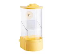 Automatic Bird Feeders with Perch, Automatic Food Dispenser, 7.48x3.15 inches Easy-Clean Birds Feeder for Cages Or Outdoor Use Bluebirds, Finches, Sparrows, and Small Breeds
