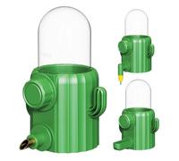 Automatic Bird Water Dispenser, Cactus Design, Parrot Water Feeder for Parakeets, Cockatiels, Lovebirds, Canaries, Easy to Install and Clean, 5.91x4.72x3.15 inches