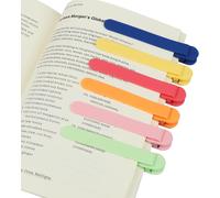 Automatic Bookmark,Bookmark,Customizable Bookmark,Smart Silicone Bookmark For Kids Women Men And Reading Lovers-6 Pack