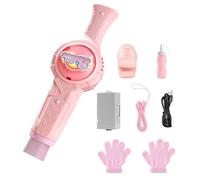 Automatic Bubble Machine, Electric Bubbles Maker, Outdoor Blower with High Output and Quiet Motor, Portable Fun Toy for Toddler Girls Boys Party, Backyard, Park, Beach, 9.84x2.56x3.74 inches