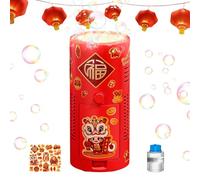 Automatic Bubble Machine - Fun Blowing Toy with Light | Abs Build, 16.5x7x7cm, Battery Operated Bubble Maker for Kids, Boys, Girls, Party, Outdoor Backyard, Christmas and Birthday