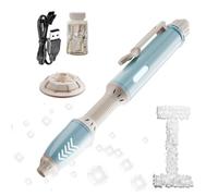 Automatic Bubble Machine Pen Style Toy | Portable Electric Foam Bubbles Maker with LED Illumination | Easy Carry Outdoor Bubble Blower | Interactive Play Activity Accessory for Backyard Garden Lawn