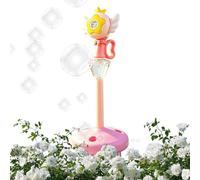 Automatic Bubble Machine - Remote Control Standing Design, Height Adjustable Light Feature | Streetlight Bubble Maker Blower Toy | Standing Machine for Indoor Outdoor Backyard Garden