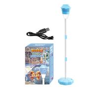 Automatic Bubble Maker, Child-Friendly Automatic Rechargeable Bubble Torch, Outdoor Toy Machine Garden Lamp for Birthday, New Year, Christmas, Easter, 7.87x7.87x20.47 inches
