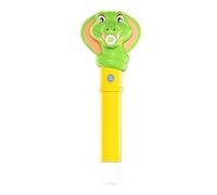 Automatic Bubble, Wand Toy, Snake Blower, ABS Build Light, 12,4 x 3,35 x 4,33 pouces, Green Music Feature, for Kids Aged Three Fiive, Outdoor Fun, Birthday Play, Party Game, Creative