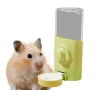 Automatic Bunny Bottle, Water Dispenser Small Animals, 7.87x5.91x3.39 inches, Leak Proof Pet Station, Easy Mount Design for Guinea Pig, Puppy, Kitten Hydration, Green and Blue